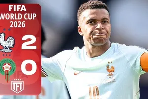 Pháp vs Morocco 2-0: Hiệp 2 bùng nổ, Mbappe, Dembele tỏa sáng, đoàn quân HLV Deschamps bước tiếp vào bán kết World Cup 2026