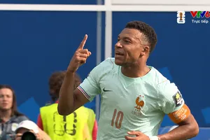 Doue kiến tạo, ngôi sao Mbappe cứa lòng tuyệt đẹp mở tỷ số cho tuyển Pháp