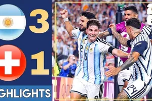 Argentina vs Thụy Sĩ 3-1: Mac Allister, Alvarez, Lautaro Martinez lần lượt tỏa sáng, giành vé gặp tuyển Anh ở bán kết World Cup 2026