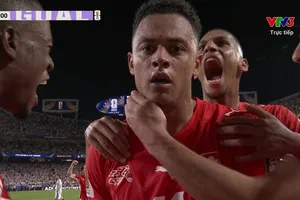 Rodriguez kiến tạo, Ndoye tung cú dứt điểm chéo góc cận thành gỡ hòa 1-1 cho Thụy Sĩ