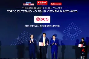 SCG được vinh danh tại Giải thưởng Rồng Vàng năm thứ 5 liên tiếp và nằm trong Tốp 10 Doanh nghiệp có vốn đầu tư nước ngoài (FDI) tiêu biểu tại Việt Nam giai đoạn 2025-2026