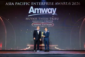 Tổng Giám đốc Amway Việt Nam được vinh danh Doanh nhân xuất sắc châu Á năm thứ 2 liên tiếp
