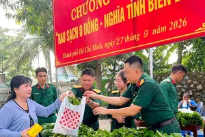 Rau sạch 0 đồng - Nghĩa tình biển đảo
