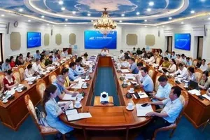 Các đại biểu tham dự cuộc họp về kế hoạch tổ chức Diễn đàn Kinh tế Mùa thu năm 2026. Ảnh: HOÀNG HÙNG