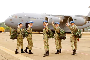 “Mũ nồi xanh" viết tiếp câu chuyện hòa bình - Bài 1: Tự hào kiêu hãnh, đoàn quân Việt Nam đi…