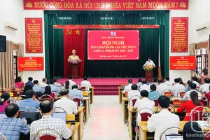 Quang cảnh Hội nghị Ban Chấp hành Đảng bộ xã Định Hóa lần thứ nhất, khóa I, nhiệm kỳ 2025-2030.
