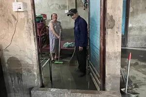 Không mưa, khu dân cư cũng bị ngập nước