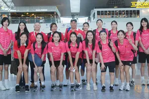 Đội tuyển bóng chuyền nữ Việt Nam. Ảnh: VFV