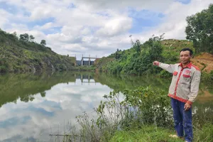 Dự án hồ chứa nước Rào Trổ và đập tràn thi công dang dở rồi bỏ không nhiều năm nay