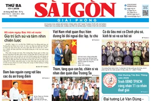 Báo Sài Gòn Giải Phóng ngày 13/1/2026