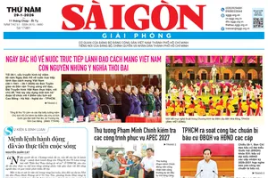 Báo Sài Gòn Giải Phóng ngày 29/1/2026