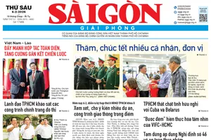 Báo Sài Gòn Giải Phóng ngày 6/2/2026