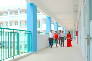 Hối hả trên những công trình xây trường học mới