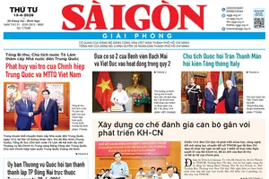 Báo Sài Gòn Giải Phóng ngày 15/4/2026