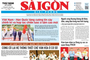 Báo Sài Gòn Giải Phóng ngày 23/4/2026