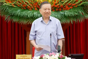 Tổng Bí thư, Chủ tịch nước Tô Lâm kết luận buổi làm việc. ẢNH: TTXVN