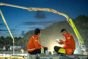 Thi công xuyên lễ các công trình phục vụ APEC 2027