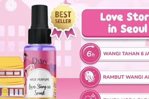 Sản phẩm DIARY Hair Perfume With Vitamin Love Story In Seoul được quảng cáo trên các sàn thương mại điện tử. Ảnh: Internet