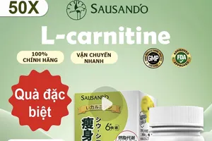 Sản phẩm Sausando Slimming capsule được rao bán trên Shopee. Ảnh chụp màn hình