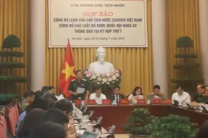 Công bố lệnh của Chủ tịch nước về 6 luật mới được Quốc hội khóa XV thông qua tại kỳ họp thứ 7