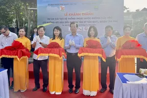 Đưa vào vận hành hệ thống thoát nước đường Cầu Xéo quận Tân Phú