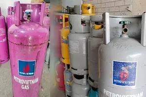 Bình gas bị chiếm dụng trái phép và những hệ lụy