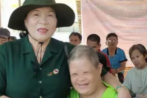 Một nữ cựu chiến binh giàu lòng nhân ái