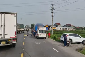 Hiện trường vụ tai nạn giao thông 