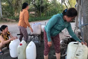 Vùng ngọt hóa Gò Công (Tiền Giang) không thiếu nước sản xuất, sinh hoạt trong mùa khô