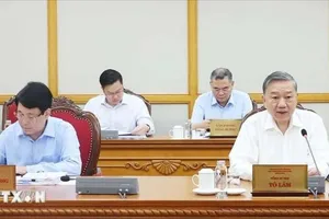 Tổng Bí thư Tô Lâm chủ trì họp cho ý kiến về tiến độ sắp xếp tổ chức bộ máy