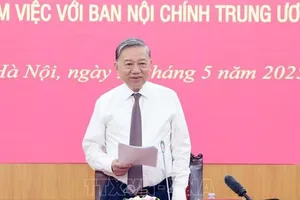 Công tác nội chính phải hướng đến mục tiêu giữ vững ổn định để phát triển đất nước
