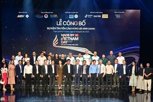 Các đại biểu tham dự lễ công bố Dấu ấn Thương hiệu Việt
