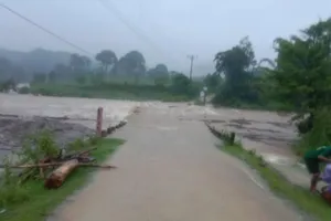 Mưa lớn gây ngập lụt chia cắt tại khu vực miền núi Quảng Trị