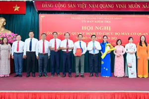 Kiện toàn Cơ quan Ủy ban Kiểm tra Thành ủy TPHCM 
