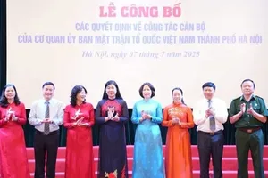Ra mắt Ban Thường trực Ủy ban MTTQ Việt Nam TP Hà Nội nhiệm kỳ 2024-2029