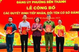 Phường Bến Thành giao ban các cơ sở Đảng