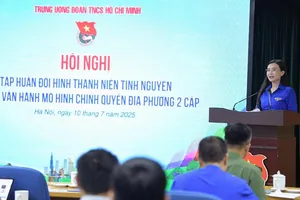 Tập huấn đội hình thanh niên tình nguyện hỗ trợ vận hành mô hình chính quyền địa phương hai cấp và cung cấp dịch vụ công trực tuyến tại cơ sở