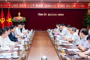 Tỉnh Quảng Ninh và Tập đoàn FPT trong cuộc họp hợp tác chiến lược