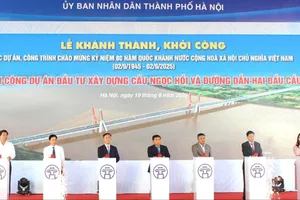 Khởi công cầu Ngọc Hồi, tăng cường kết nối giữa Hà Nội với Hưng Yên