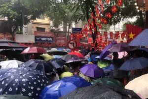 Hà Nội và cả nước có mưa rào ngày 2-9