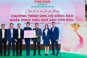 Five Star Group lan tỏa yêu thương: Quyên góp 1 tỷ đồng hỗ trợ đồng bào vùng lũ