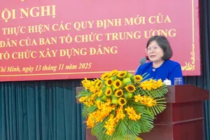 TPHCM quán triệt các quy định mới về công tác tổ chức xây dựng Đảng