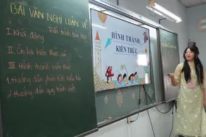 Học sinh THCS lần đầu tiên thử sức làm giáo viên