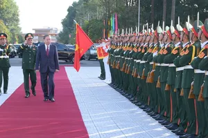 Tổng Bí thư Tô Lâm duyệt đội danh dự Quân khu 9