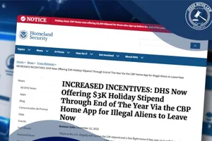 Mỹ tăng gấp 3 lần trợ cấp cho người nhập cư tự nguyện trục xuất