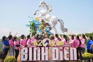 Linh vật Bạch Mã tại đồi Chuông Gió sẽ trở thành điểm đến thu hút người dân và du khách du xuân Bính Ngọ 2026