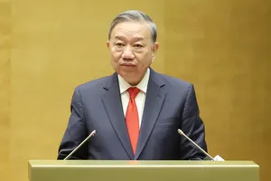 Tổng Bí thư Tô Lâm phát biểu chỉ đạo hội nghị, chiều 7-2. Ảnh QUANG PHÚC