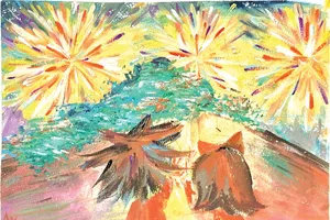 Tranh: ĐỖ LÊ ANH THƯ