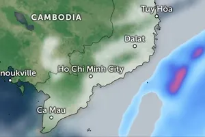 Nam bộ mưa trái mùa từ ngày 11-2