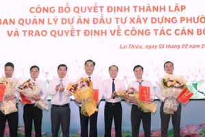 Ra mắt Ban Quản lý dự án đầu tư xây dựng phường Lái Thiêu